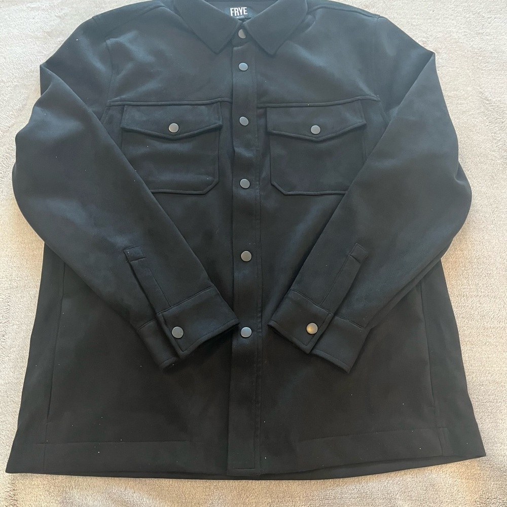 Frye Black Button-Up Jacket